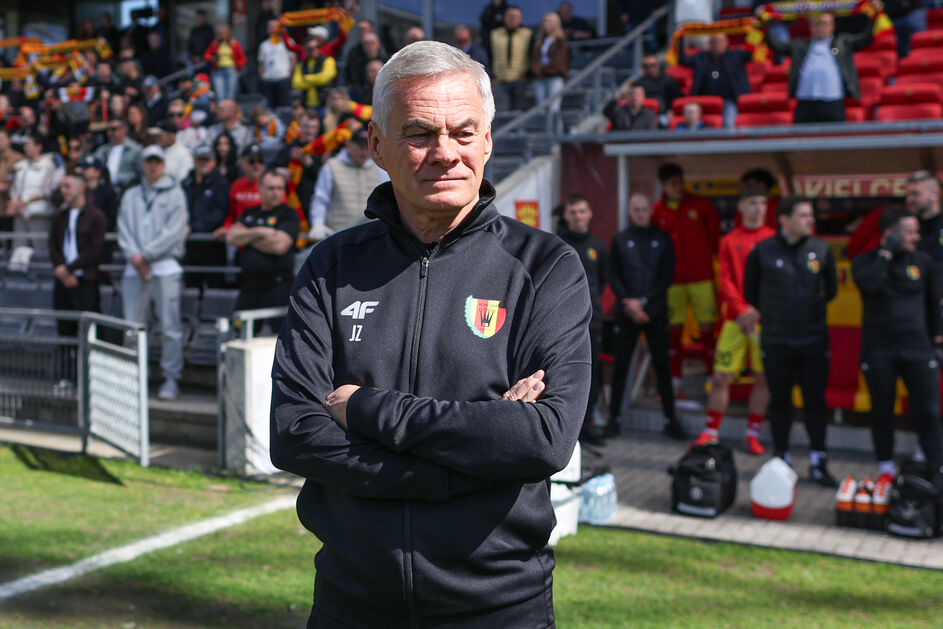 Jacek Zieliński, trener Korony (fot. Getty Images)
